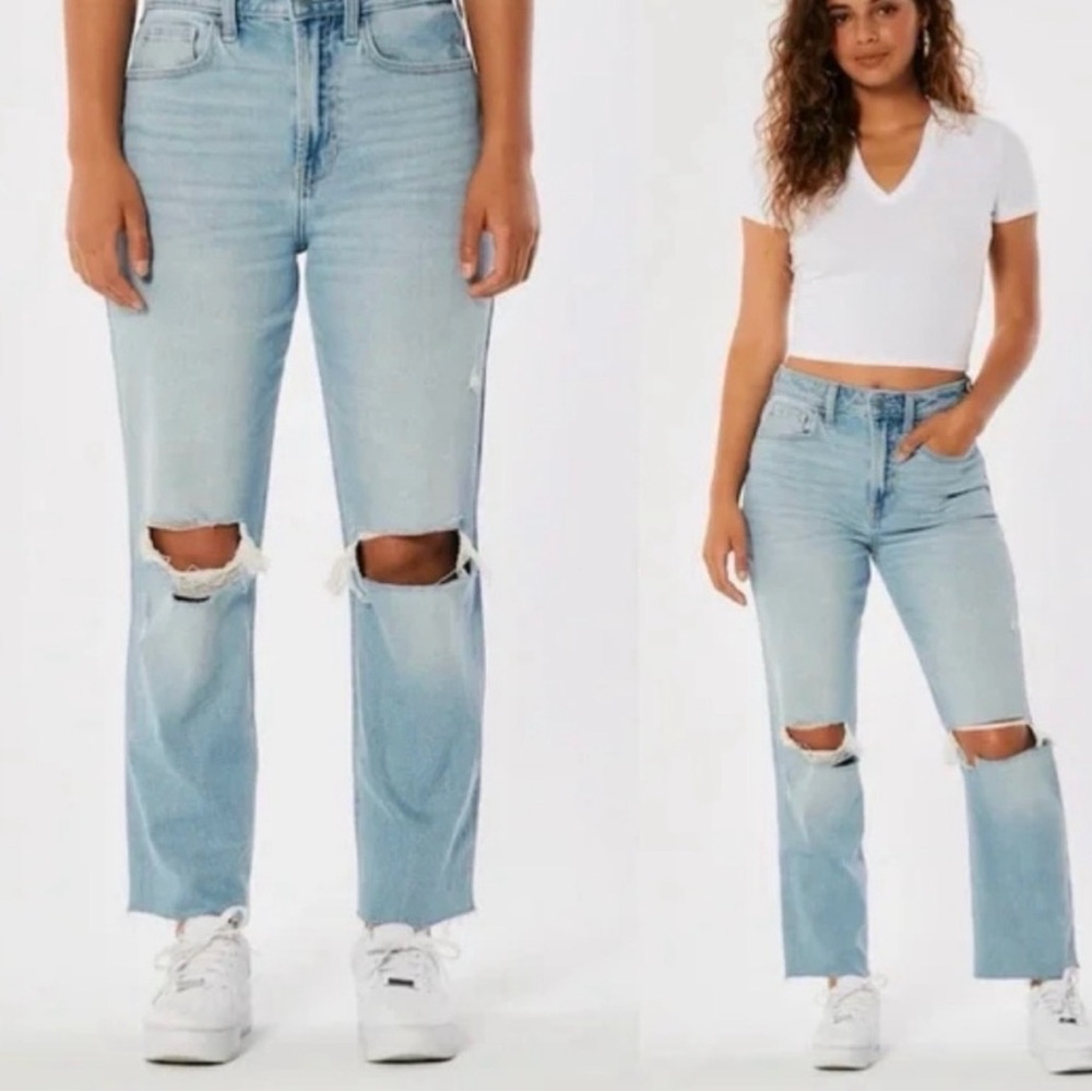 Hollister high-rise vintage straight